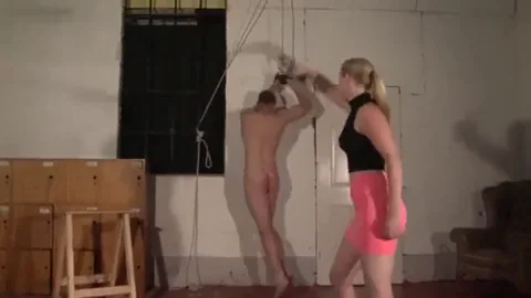 10,000 Hours to Femdom Mastery: Blonde Domme Whips Her Naked Slave 🏆🔥