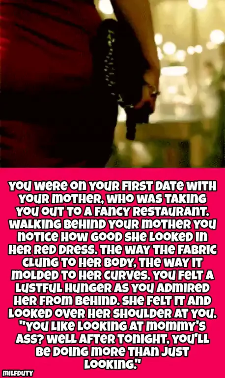 Mom's Cock-Teasing Red Dress Date Disaster