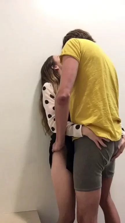 Changing Room Cheat: Curvy Slut Bent Over for Hubby's Thick Cock Pound