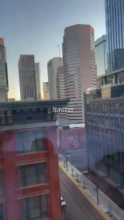 Hotel Window Fuck: Thick Ass Slut Rides Fat Cock with City Skyline View 🔥🍑💦