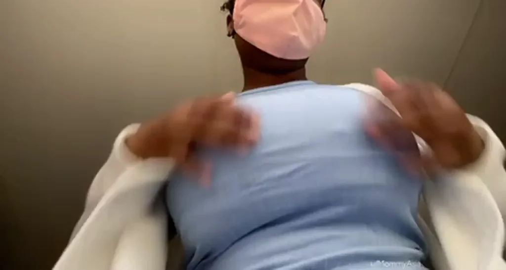 Ebony Busty Babe's Epic Titty Drop POV Ride Tease