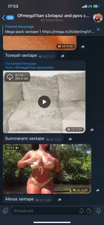 Sneak Peek Cameltoe Teases from VIP Telegram Sextape Packs