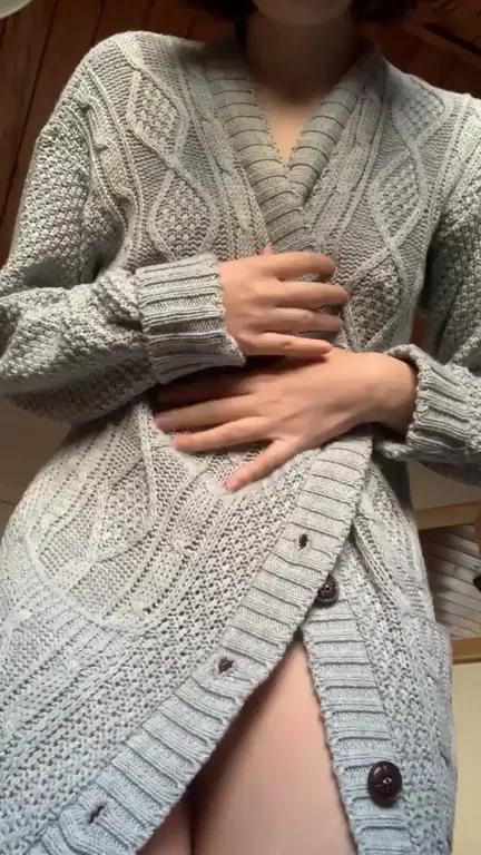 I thought that you may like what I hide under my comfy cardigan
