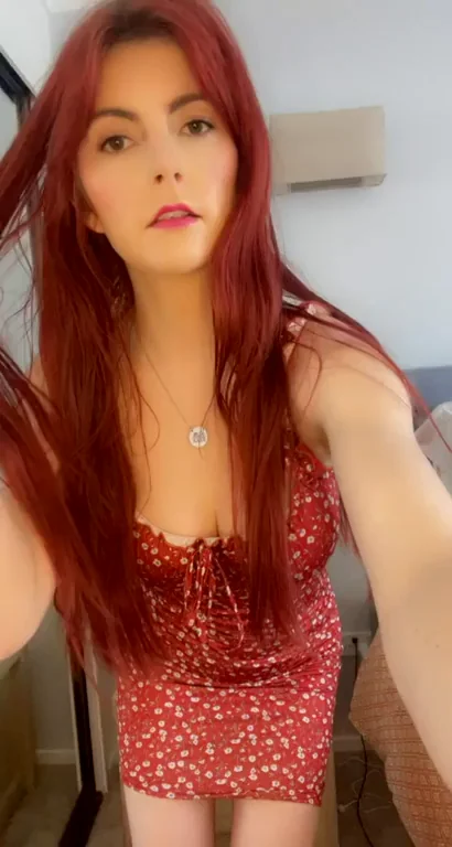 Redhead Slut's Fiery Tits & Ass Tease 😈🔥