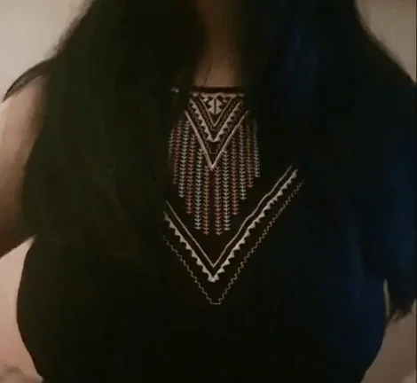 🔥 Epic Titty Drop with Shiny Necklace Tease GIF 😈