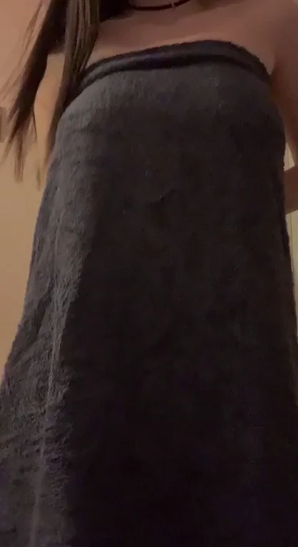 removing the towel ?