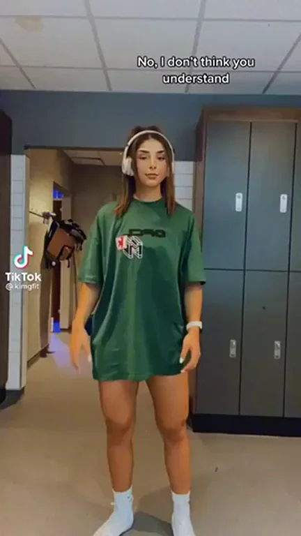 🔥 Baggy Shirt Tease & Tight Gym Shorts in Locker Room 💦