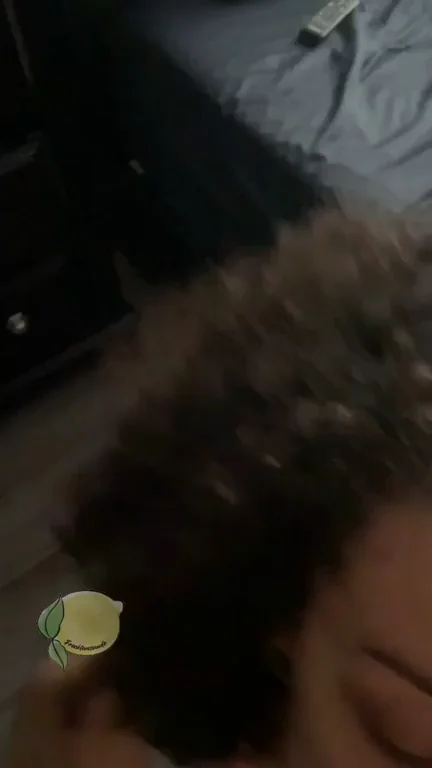Ebony Slut Begs: Drench My Pretty Face with That Thick White Load!