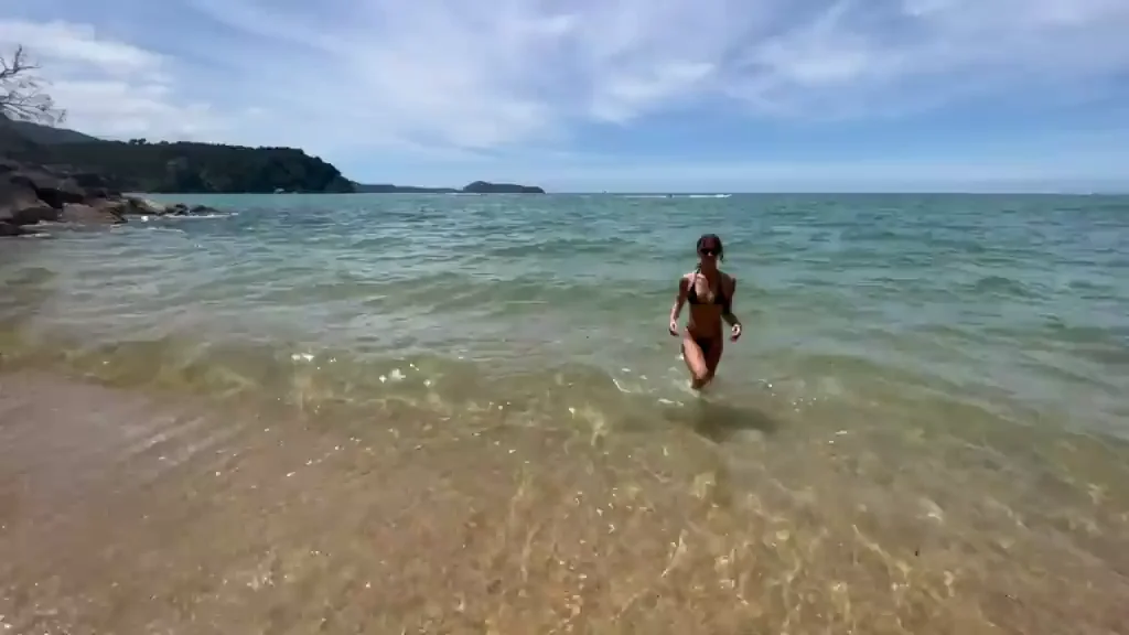 Caught Flashing My Tits on the Beach? 😈🌊