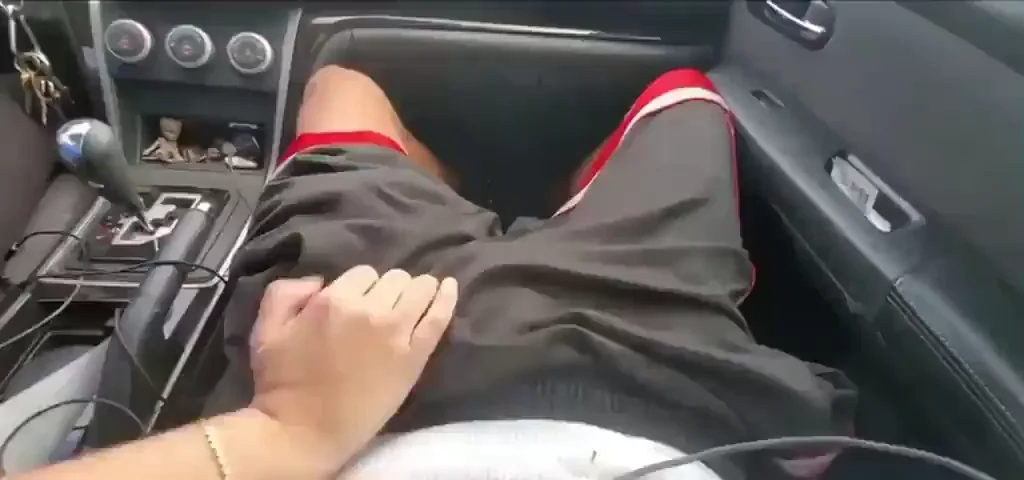 While she's driving?