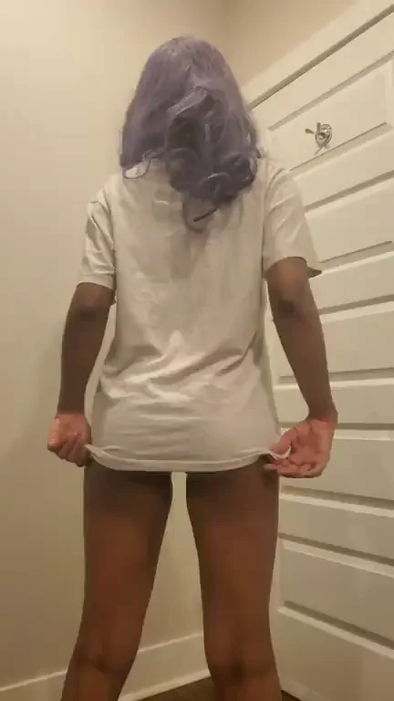 Hard or Gentle Fuck? 🍆💦 Ebony Babe Teases Her Juicy Ass & Tits [F]
