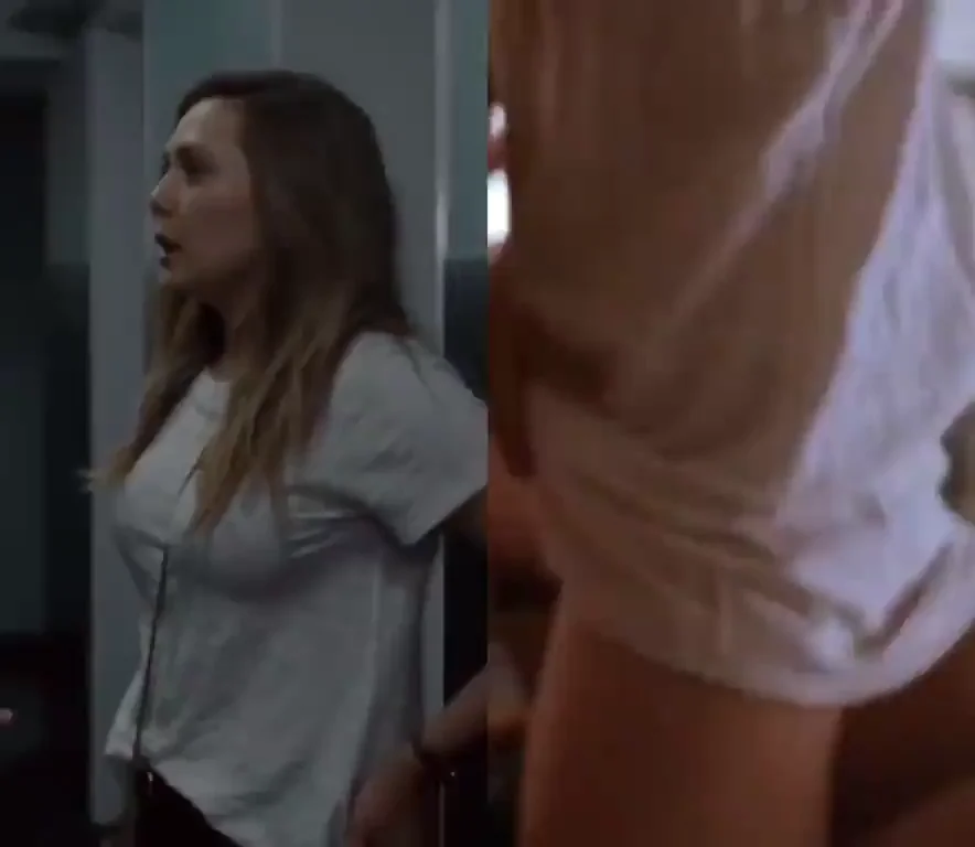 Elizabeth Olsen's Perky Tits Tease 🔥🍒