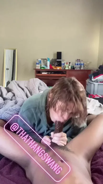 Fresh Shower Slut Deepthroats Massive Cock 😂🍆💦