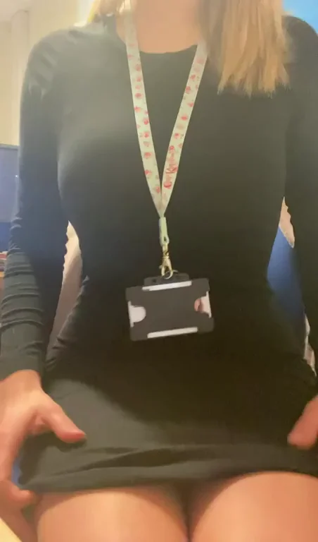 What would you do if you worked with a girl like me? [reveal]