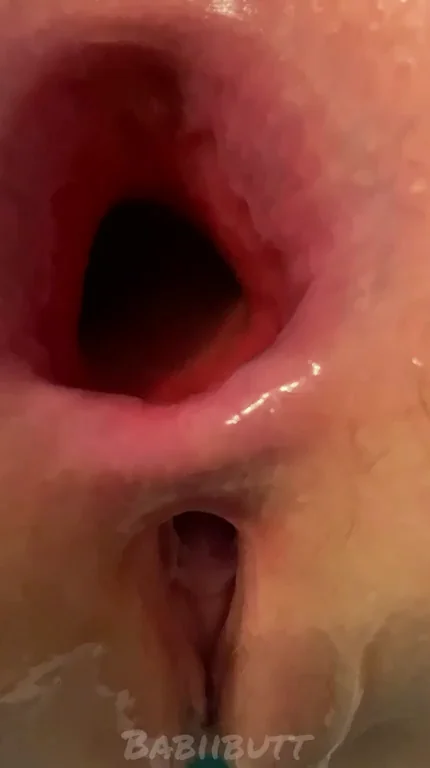 Teen Slut's Gaping Anal Hole Begs for Your Cock All Night