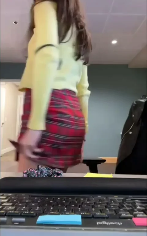 Coworkers looks the other way. I [f]lash my assets.