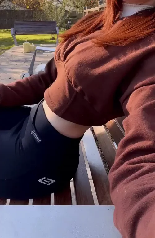 Showing my boobs at my apartment’s dog park… again [f]