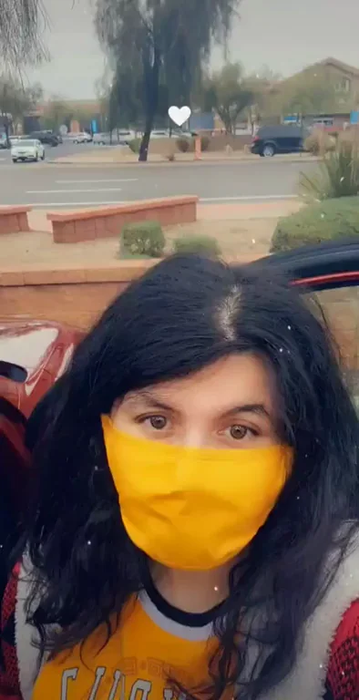 The people of Arizona missed me flashing them
