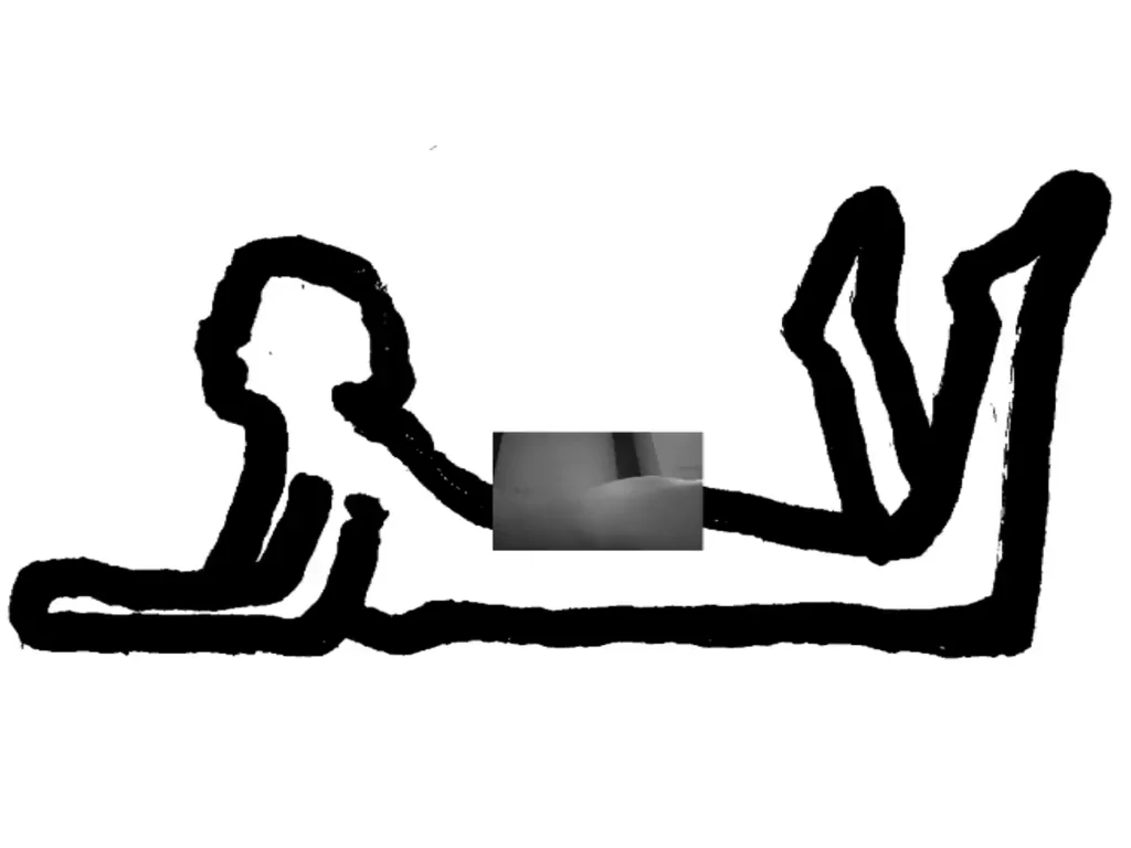 Lying on my stomach. This is my favourite position for electric stimulation orgasms (estim).