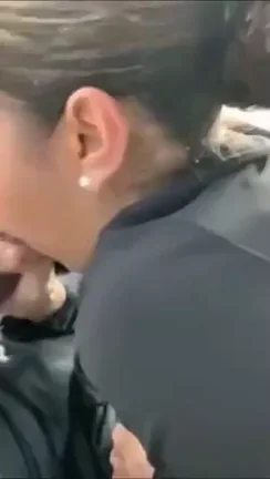 Slutty BBC Car Slurp: Blonde Bombshell Devours Thick Black Cock