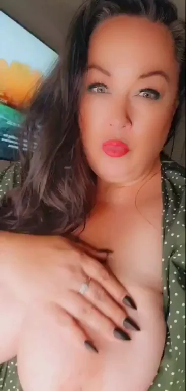 Just me, playing with my titties again haha