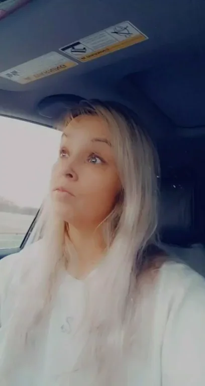 Blonde MILF Teases Big Tits in Car 🚗🍈💦