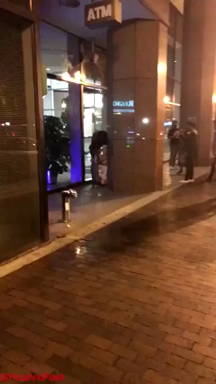 Caught blowing a guy in public