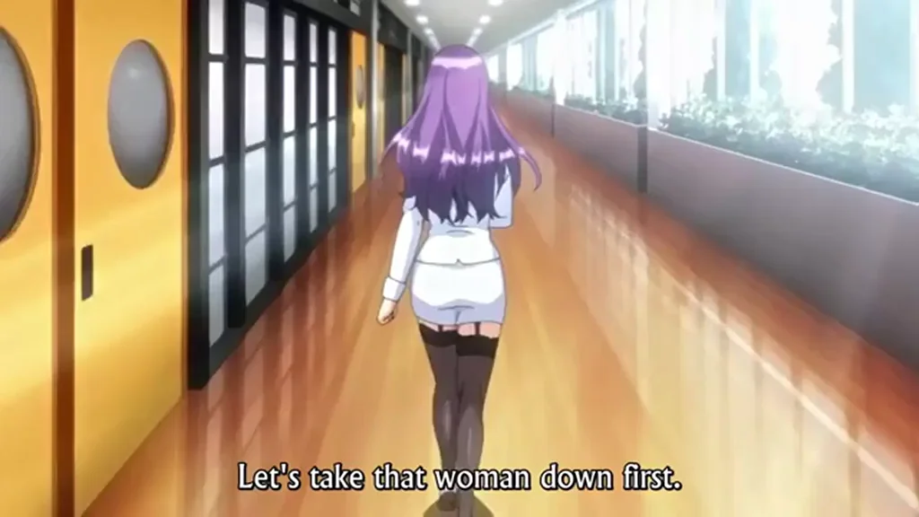 Kutsujoku Ep1: Purple Hentai Slut's Skirt Down Ass Up 😈🍑