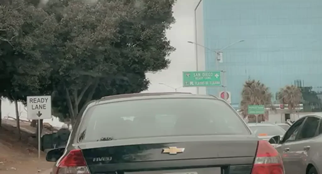 Horny Latina Trans Teen Teases Tits at Border Checkpoint