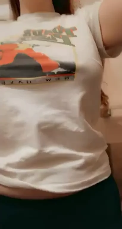 Found this shirt in my attic, it had giant boobs in it [oc] [titty drop]