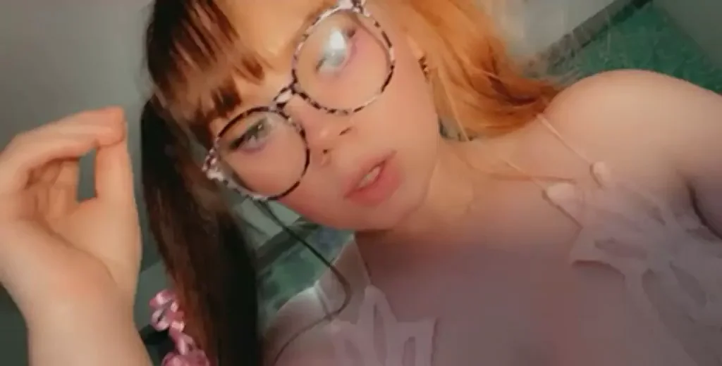 Slutty New Glasses Tease with Perky Tits