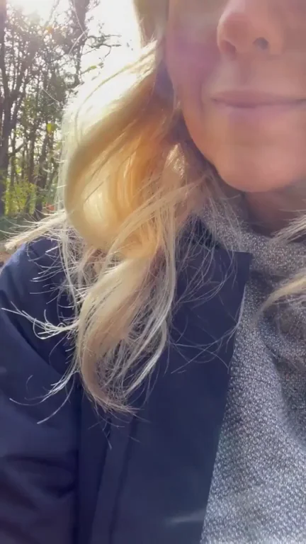 Warning! There is a naughty wife in a woods...