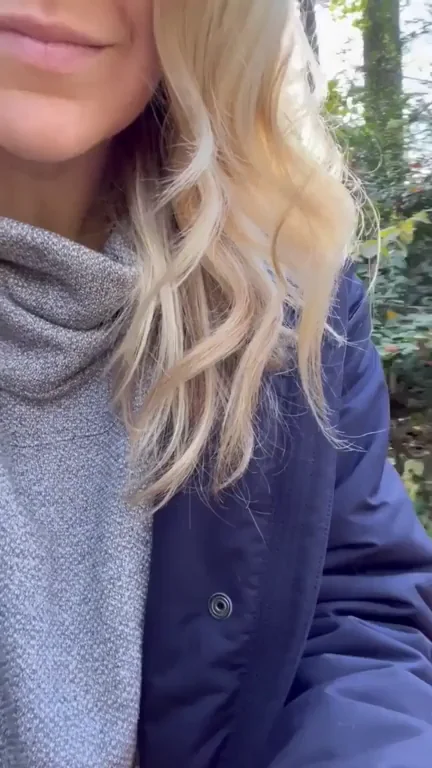 Titty reveal during the hike
