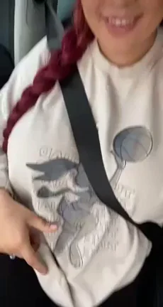 Wait for Those Saggy Car Titty Flops 😏🍈🍈
