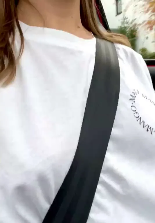 Driver Up Front Catches My Tits Flashing in Traffic 😈🍈🍈
