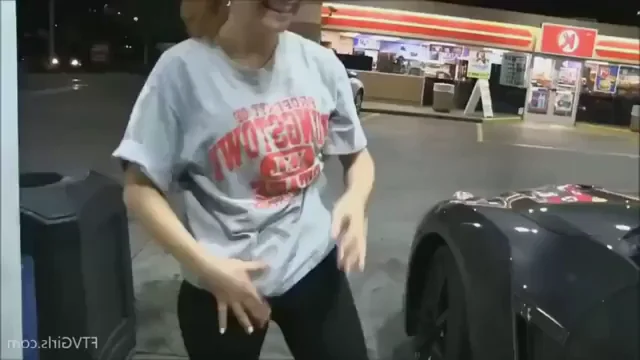 Busty Alli’s Gas Station Titty Drop Oopsie