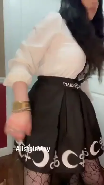 How does my goth bitty look in fishnets?