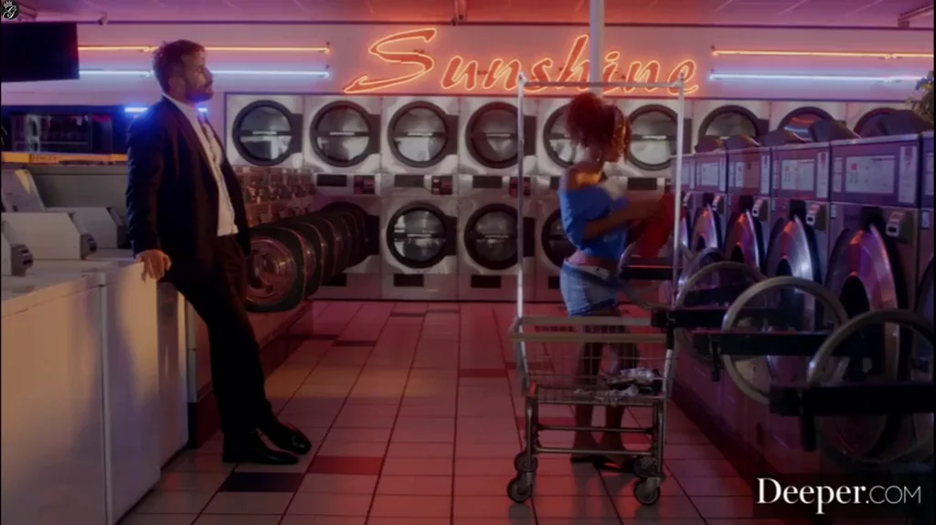 🍑 Scarlit Scandal's Steamy Laundromat Fuck Fest 💦🔥