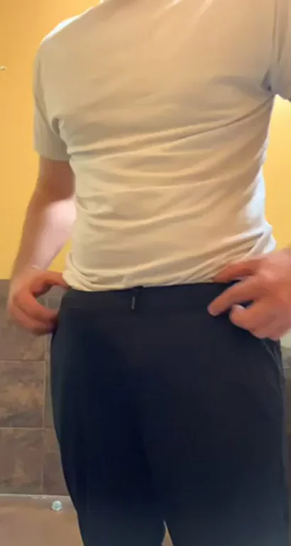 Gotta try and hide this bulge…