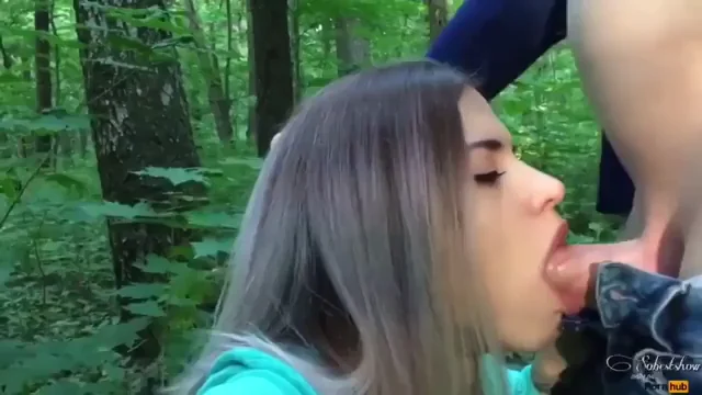 Forest Slut Craves Thick Cock: Outdoor Blowbang Tease