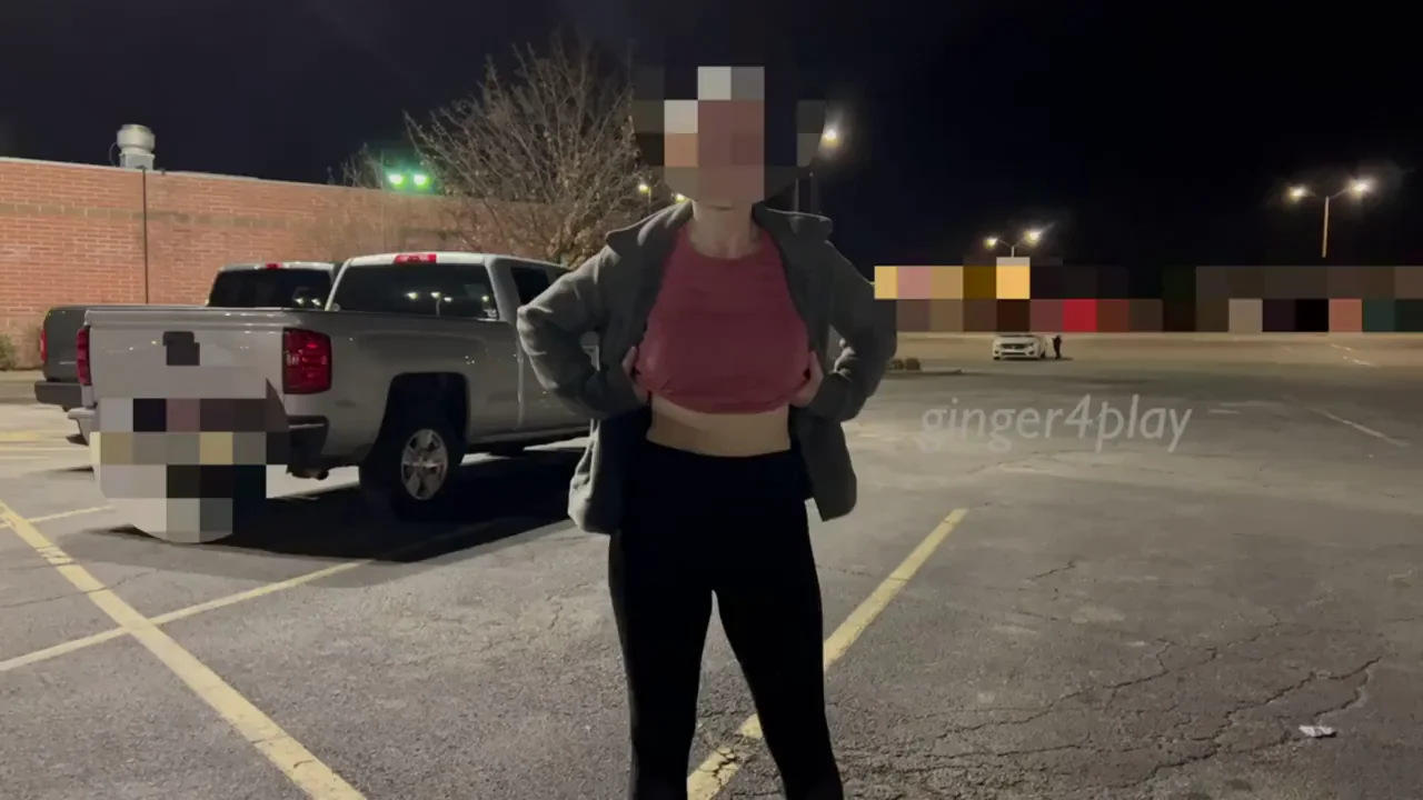 MILF's Epic Titty Drop in Gym Parking Lot! 🔥🍒