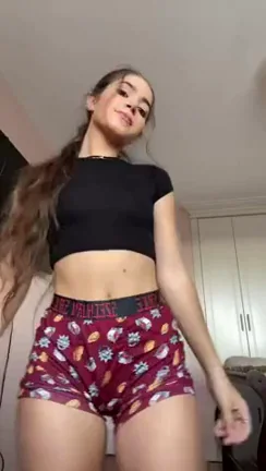 TikTok Tease: Massive Booty Bank Overflowing in Tiny Panties