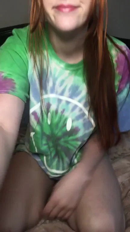 Redhead Cutie Flashes Tits & Pussy to Make You Rock Hard 😈💦