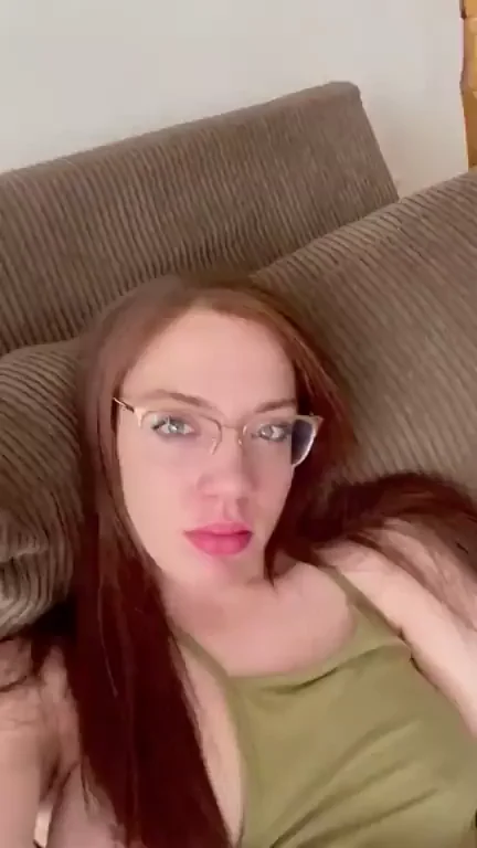 Glasses Slut Teases Her Perky Tits 😏🔥