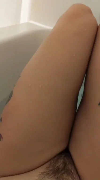 Oopsies ya caught me with my bathtub bf [f]