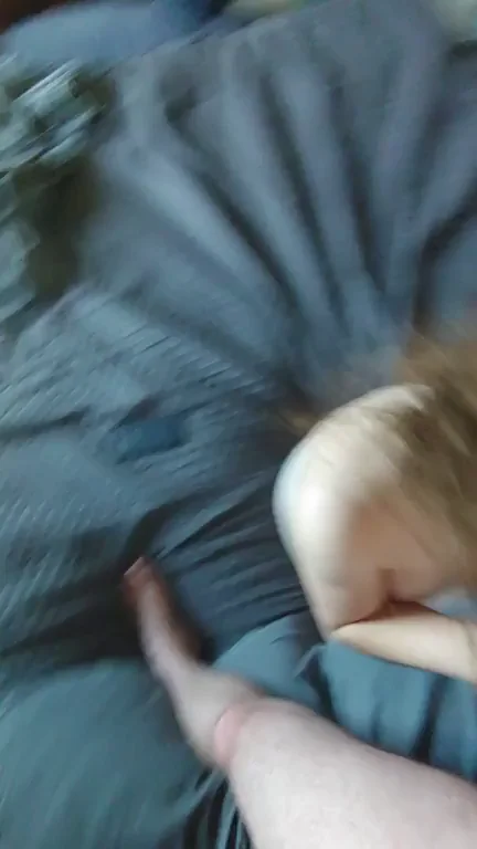 Getting down to business! If you didn't already know, I give him a blowjob until he cums every single day! We have done this for over 4 months straight now! I swallow so much of his cum ???