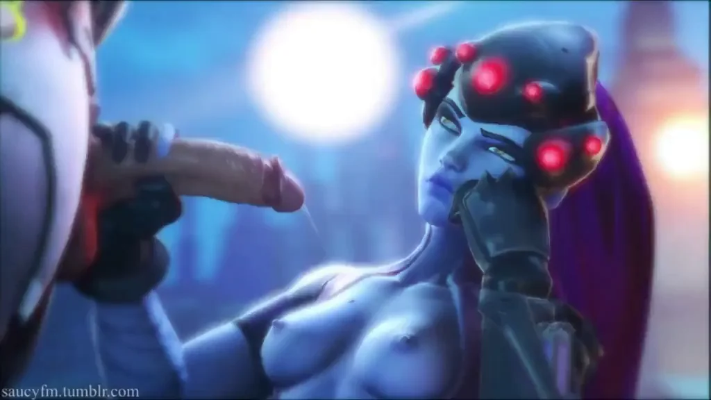 Widowmaker's Cock-Hungry Throat Fuck by Theltcolonel