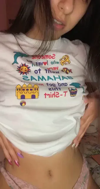 Revealing my little brown nipples ? (19)