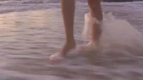 Clover's Slutty Nude Beach Tease 🌅🍑🔥