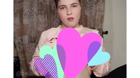 💖 Cute FTM Tease with Colorful Hearts 😘🔥